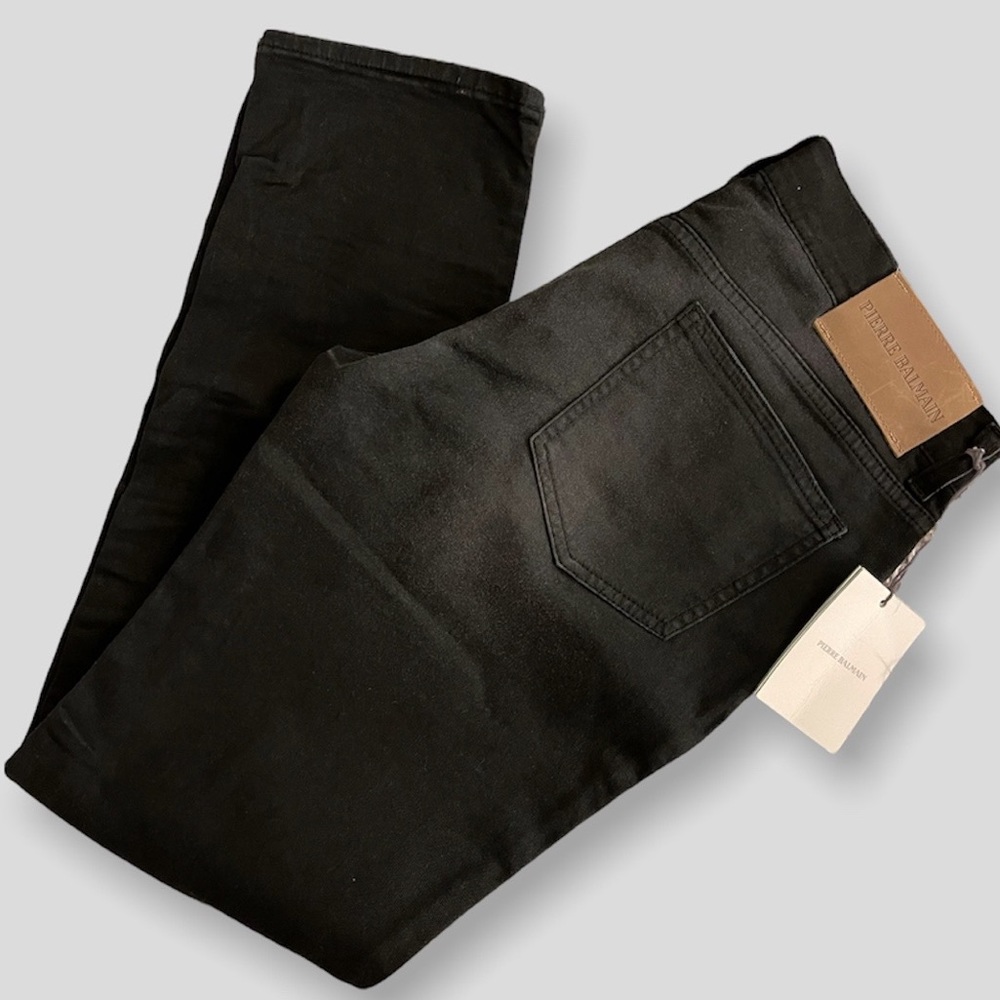 Balmain denim size 30 faded black